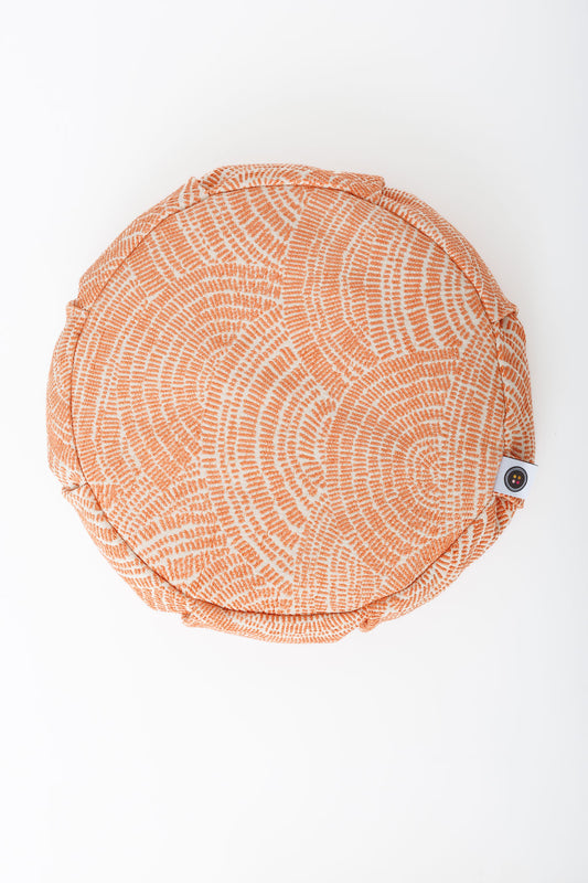 Coussin vacances au soleil rond - méditation